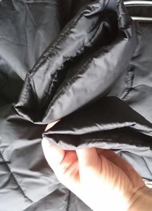 Куртка новая черная стеганая без капюшона6 фото