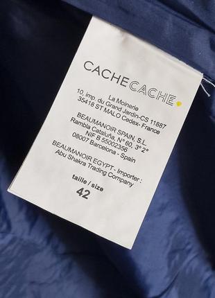 Стильний вкорочений твідовий жакет, куртка cache cache, оригінал7 фото