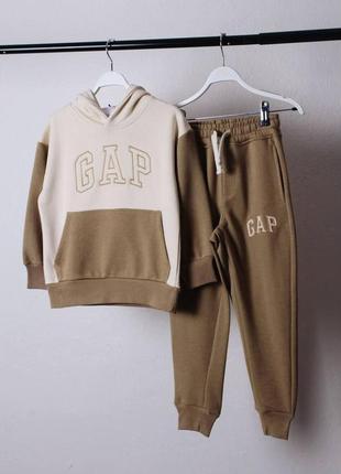 Костюм спортивный оригинальный для мальчика гап gap теплый 3 нить повседневный качественный туречковая зимний весенний весенний весна наличия