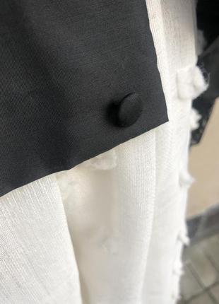 Винтаж,чёрная блуза с жабо,кружево гипюр,эксклюзив,7 фото