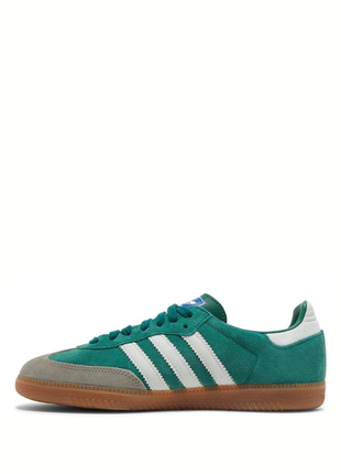 Adidas samba og collegiate green gum grey toe.1 фото