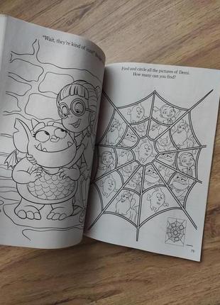 Дитяча activity book usa розмальовка з іграми вампірина disney англійська мова