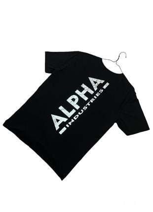 Футболка alpha industries big logo t-shirt4 фото