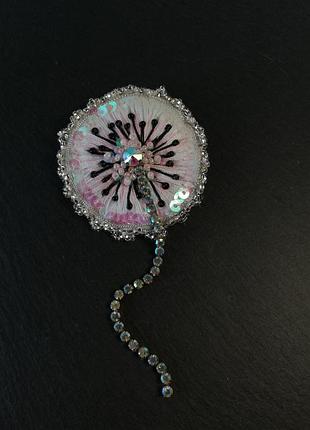 Ексклюзивна брошка "кульбабка"