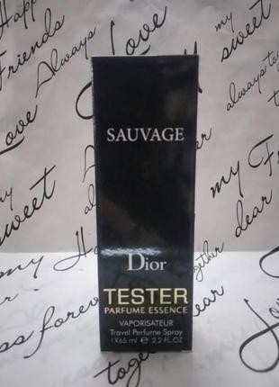 Тестер мужской dior sauvage 65 ml