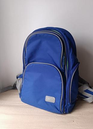 Рюкзак школьный kite синего цвета ранец лучший для начальной школы ортопедический1 фото