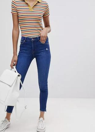 Джинси skinny low rice bershka