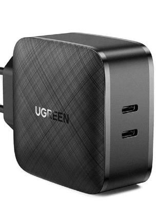 Зарядний пристрій ugreen cd216 pd fast charger eu (black) (ugr-70867)