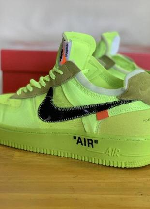 Чоловічі кросівки nike air force off-white