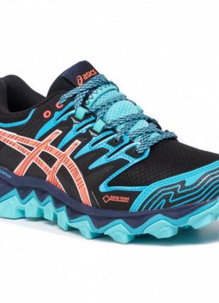 24 см. женские трекинговые кроссовки asics gel- fujitrabuco7 gore-tex (оригинал)