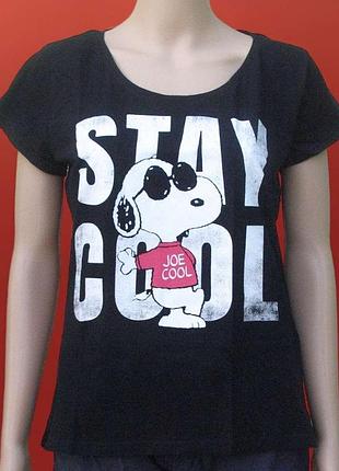 Футболка snoopy peanuts "stay cool"