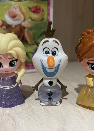 Frozen 2. набор мерцающих фигурок "холодное сердце 2" - анна, эльза и олаф