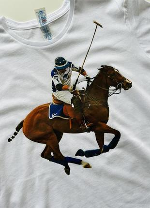 Футболка біла polo ralph lauren xs s