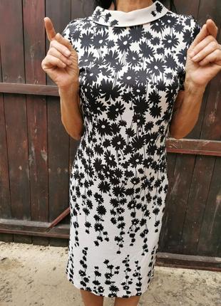 Винтажное платье миди ретро в принт цветы berkshire3 фото