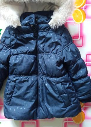 Фирменная тёпленькая куртка y.d 18-24 мес.6 фото