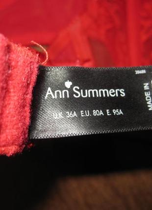 Супер секси красный лифчик бюстгальтер кружевной прозрачный открытый ann summers км19496 фото