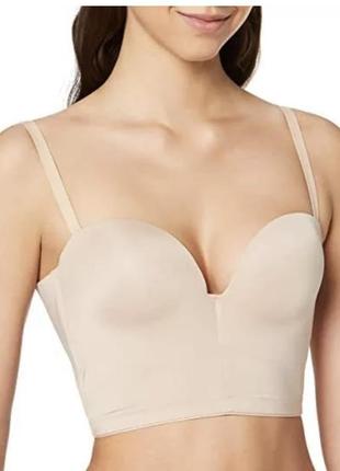 Wonderbra 34b 75b 75a 34a бюстгальтер базовий видовжений корсет ultimate backless push up bra3 фото