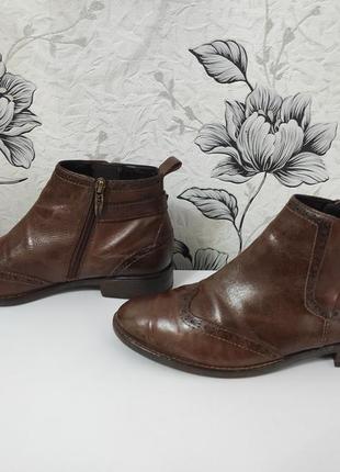 Ботинки кожаные tamaris5 фото
