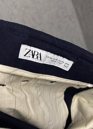 Сині штани від бренда zara man5 фото