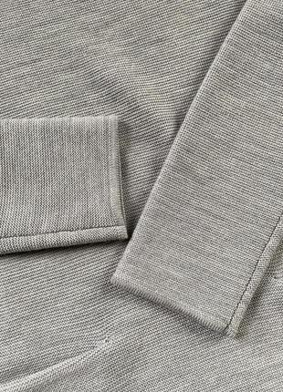 Серый шерстяной свитер джемпер от cos 100% шерсть5 фото