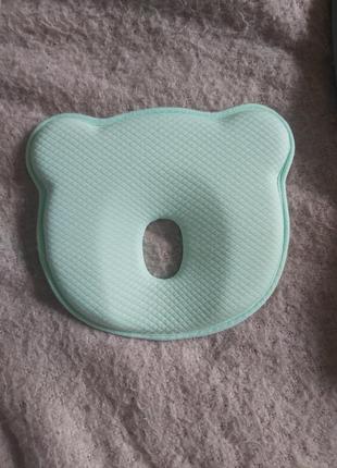 Детская ортопедическая подушка для новорожденых c эффектом памяти memory foam1 фото
