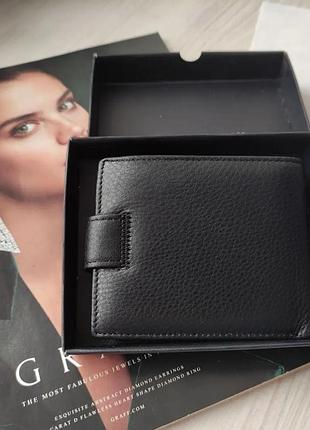 Стильний шкіряний гаманець у фірмовому пакуванні