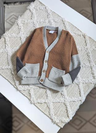 Светр светер кофта кардиган zara на хлопчика 3-4 роки 98/104 см2 фото