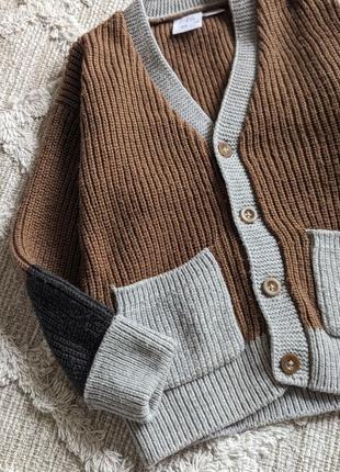 Светр светер кофта кардиган zara на хлопчика 3-4 роки 98/104 см3 фото