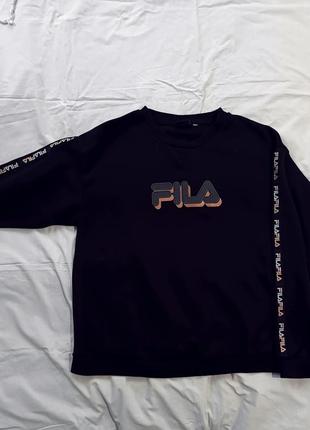Свитшот fila с лампасами.