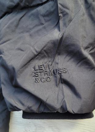 Теплая качественная куртка пуховик levis оригинал8 фото