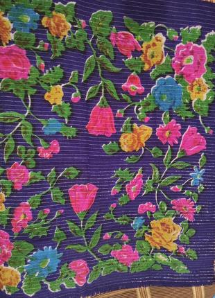 Платок ч/ш винтажный.