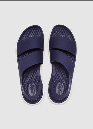 Жнские сандалии босоножки crocs literide stretch sandal крокс сині 42-43 рр 27,6 см2 фото