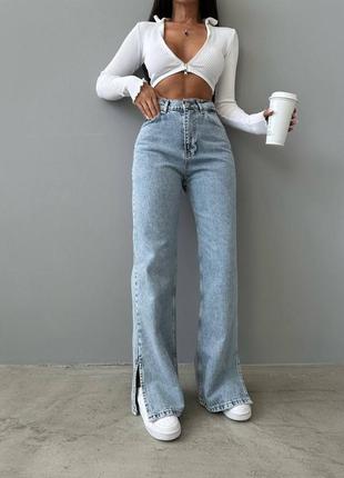 Трендовые джинсы wide leg♥️запрашивайте наличие перед заказом!❤️4 фото