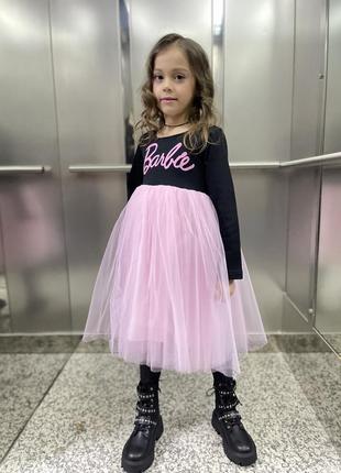 Сукня пишна святкова з фатіном barbie барбі