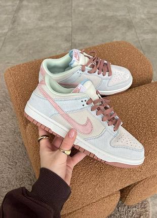 Женские кроссовки nike boots sb dunk low beige найк данк бежевого цвета