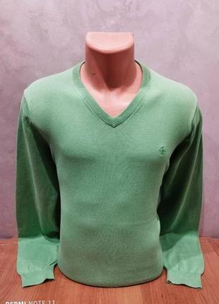 Традиційного британського стилю бавовняний пуловер бренду riley.1 фото