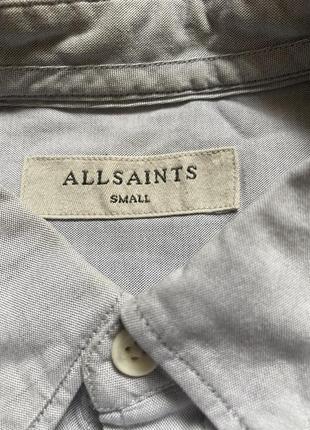 Класична базова сорочка рубашка allsaints s3 фото