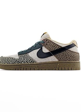 Кроссовки nike dunk low safari