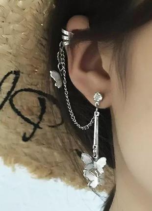 Сережка кафф
