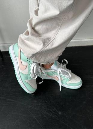 Кросівки nike sb dunk low «&nbsp;mint / pink&nbsp;»