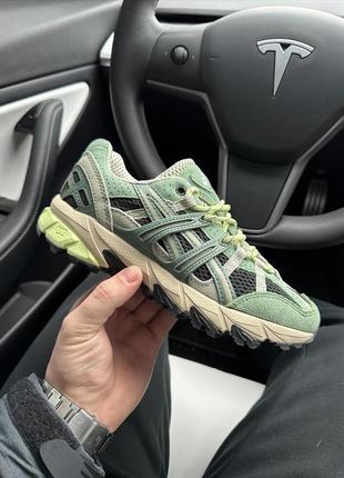 Кроссовки asics gel somona 10-50 green1 фото