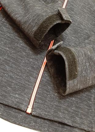 Фирменная куртка деми софтшелл northville c&a (германия) р.140-146 серый меланж7 фото