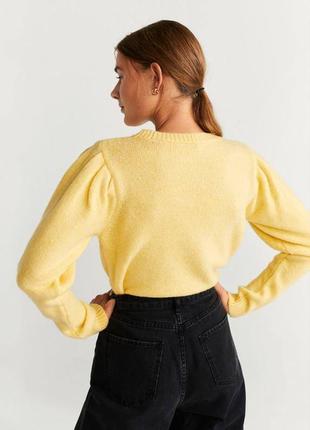 Желтый свитер mango7 фото