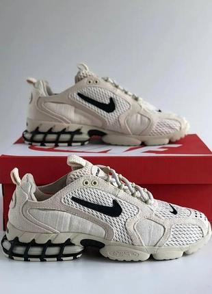 Мужские кроссовки nike air zoom spiridon caged fossil &lt;unk&gt; stussy