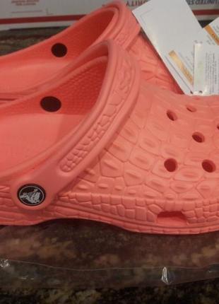 Крокс класік клог гуава crocs classic clog crocskin guava3 фото