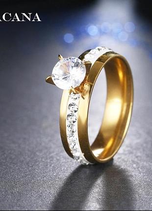 Медаль кольцо с камешкой кольца медзолото купить фораджо медицинский сплав кольцо золотистое