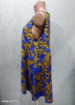 Лаконичное вискозное платье в принт известного шведского бренда h&amp;m4 фото