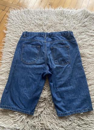 Легкие фирменные удлиненные джинсовые шорты lc waikiki2 фото