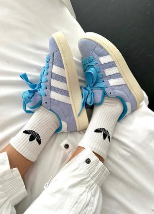 Кроссовки adidas campus “ambient sky blue”8 фото