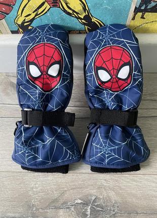 Перчатки зима рычаги-платье spider man